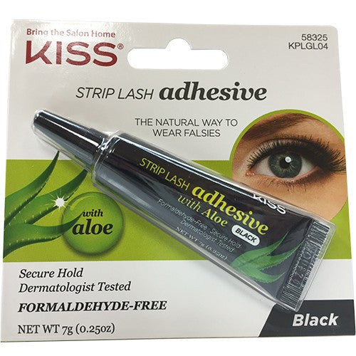 KISS - Strip Eyelash Adhesive Black with Aloe (KPLGL04)