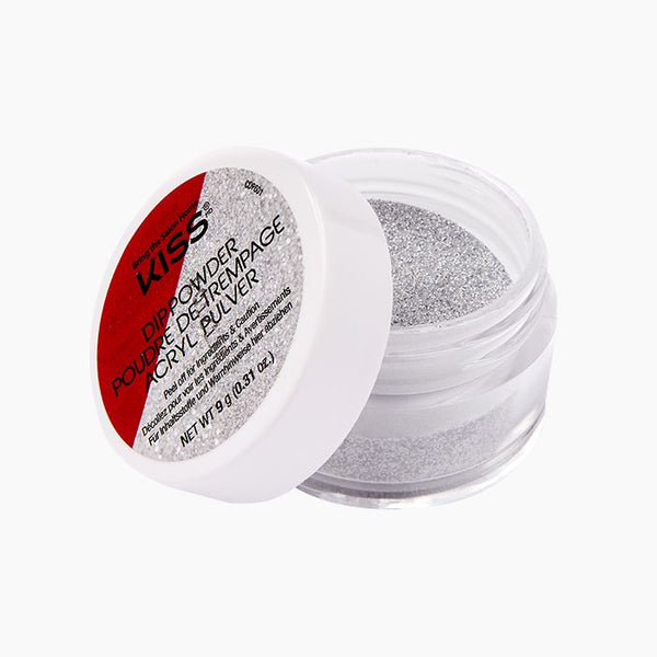 KISS - Salon Dip Color Powder - Sparkly Silver (KSDC06)