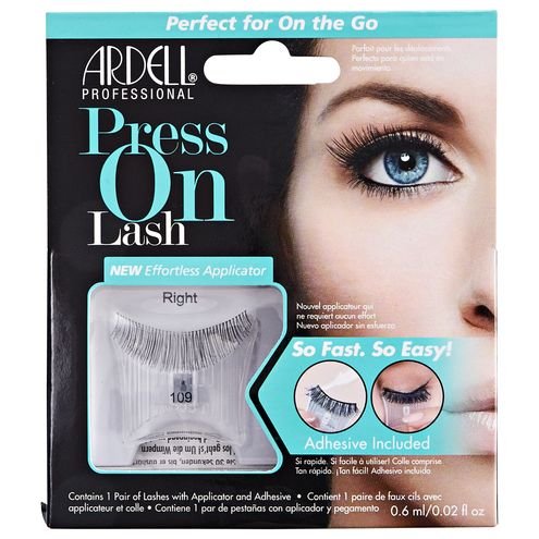 Ardell Press On Lash with Adhesive Pipette 109 Black…