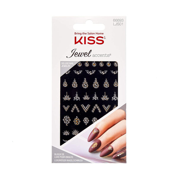 KISS - Jewel Accents - Deluxe Nail Jewelry Stickers (LJS01)