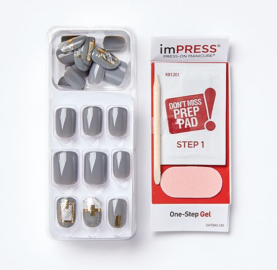 KISS - imPRESS Press-on Manicure - Ecstatic Cling (BIP100)
