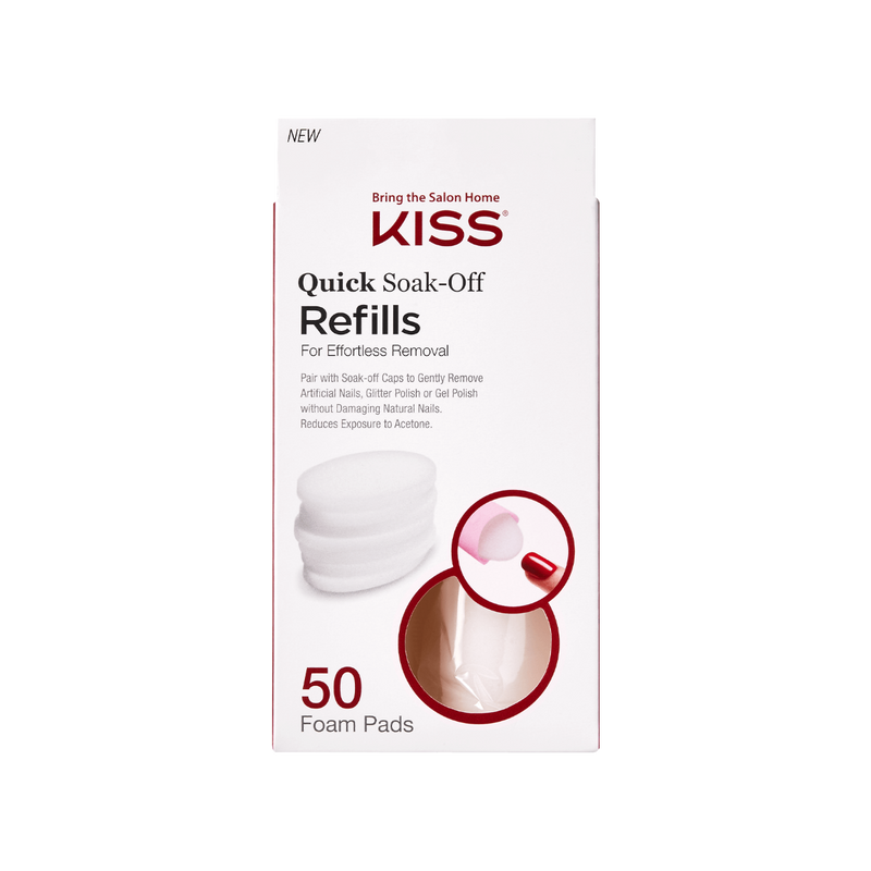 KISS - Quick Soak-Off Refills 50-CT (KSOR01)